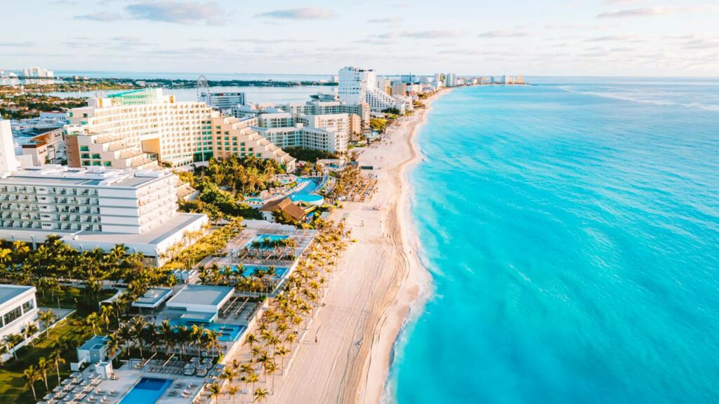 Scenic view of Cancun, Quintana Roo, Mexico