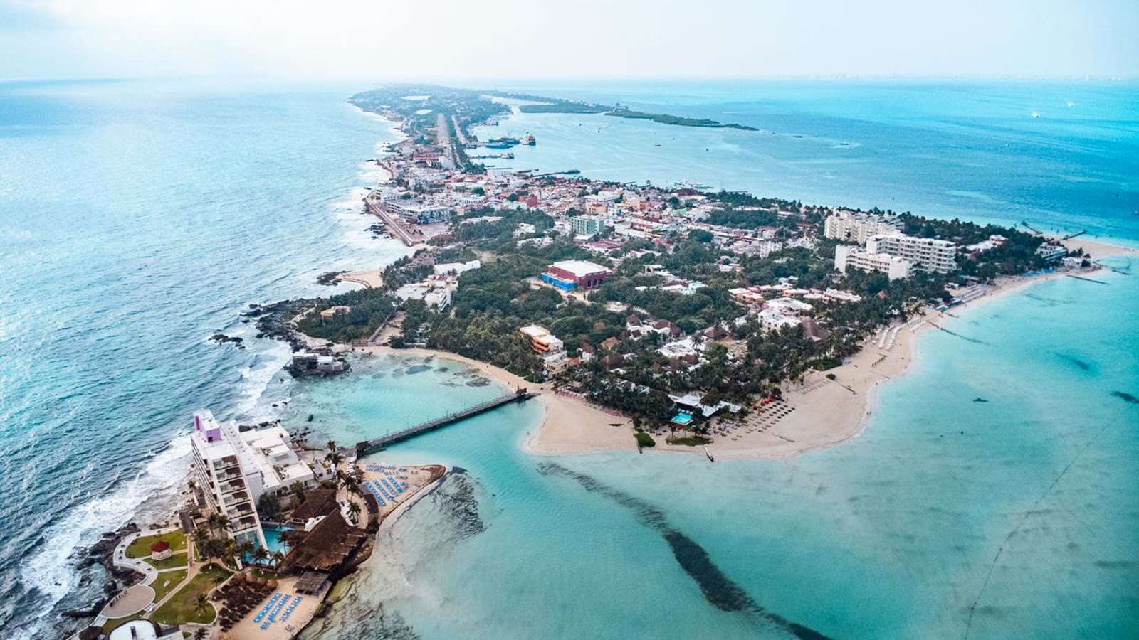 Scenic view of Isla Mujeres, Quintana Roo, Mexico