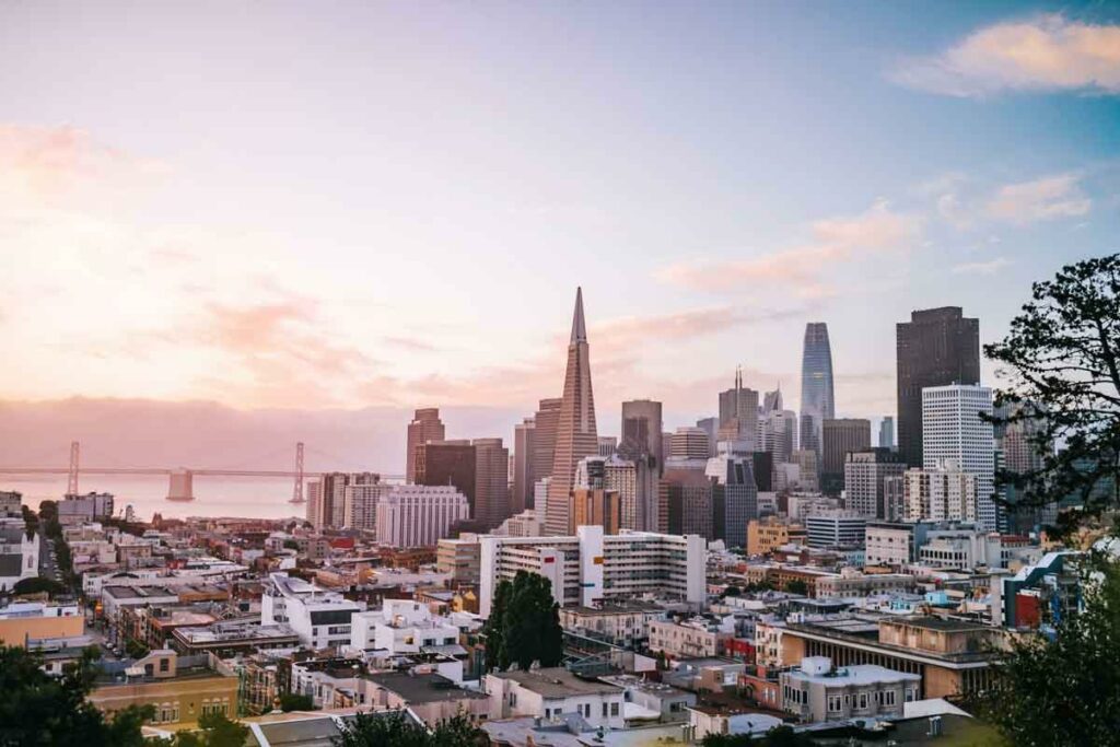 San Francisco View on Downtown