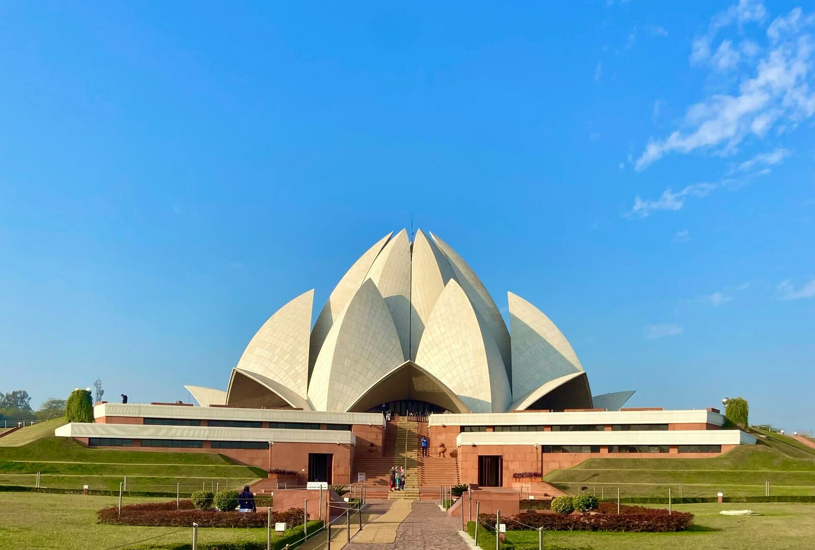 Rashtrapati Bhavan presidential palace in New Delhi India with long ceremonial walkway