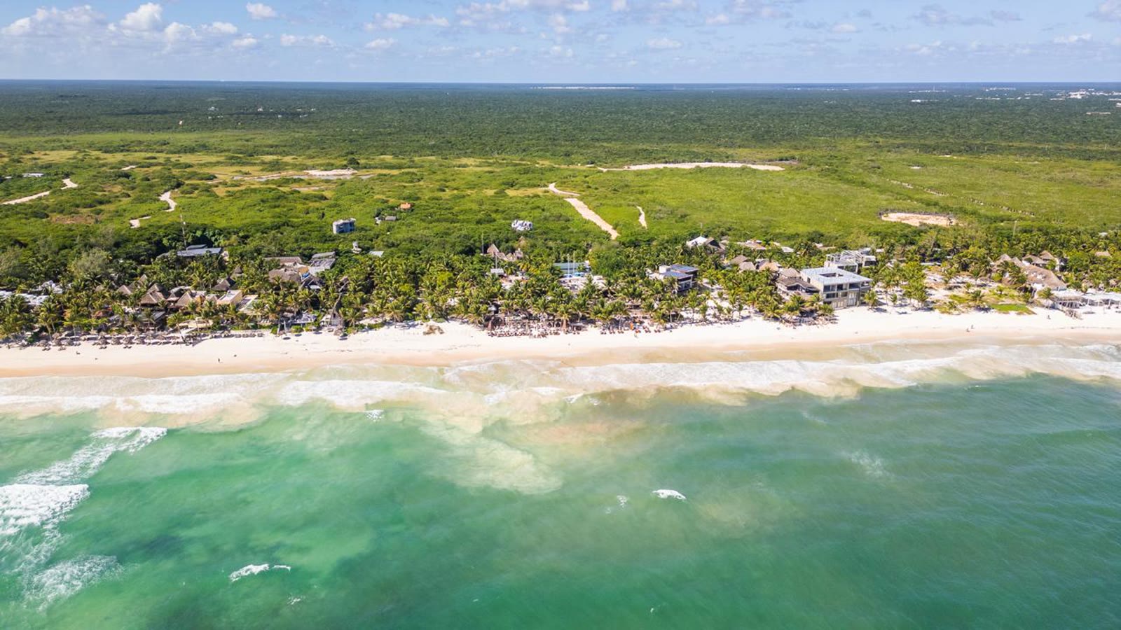 Scenic view of Tulum, Quintana Roo, Mexico