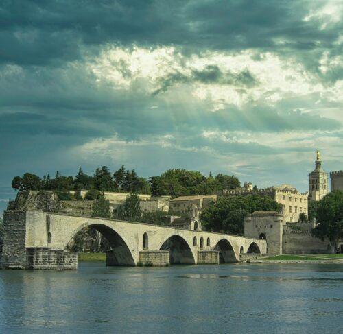 Scenic view of Avignon, France