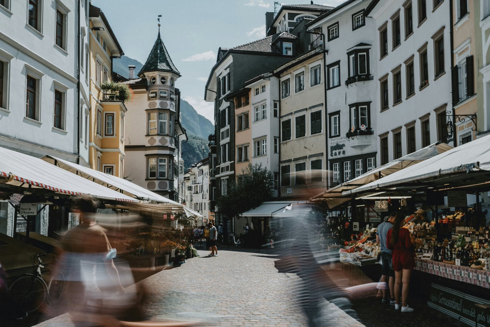 Scenic view of Bolzano, Trentino-Alto Adige, Italy