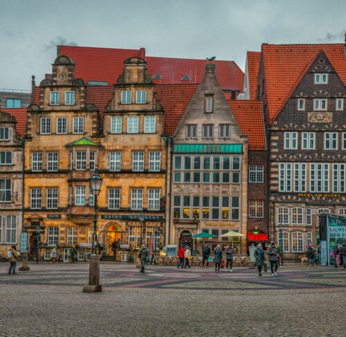Scenic view of Bremen, Bremen, Germany