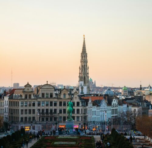 Scenic view of Brussels, Belgium