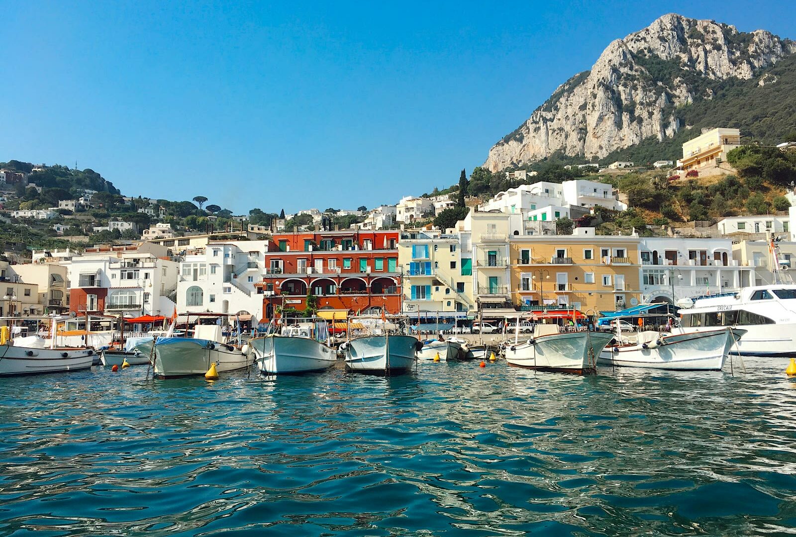 Scenic view of Capri, Campania, Italy