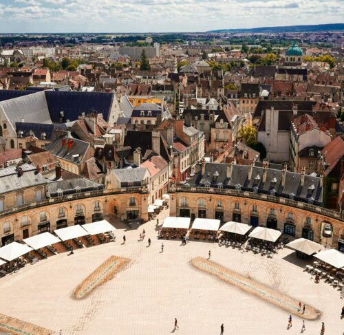 Dijon cityscape, Bourgogne-Franche-Comté, France