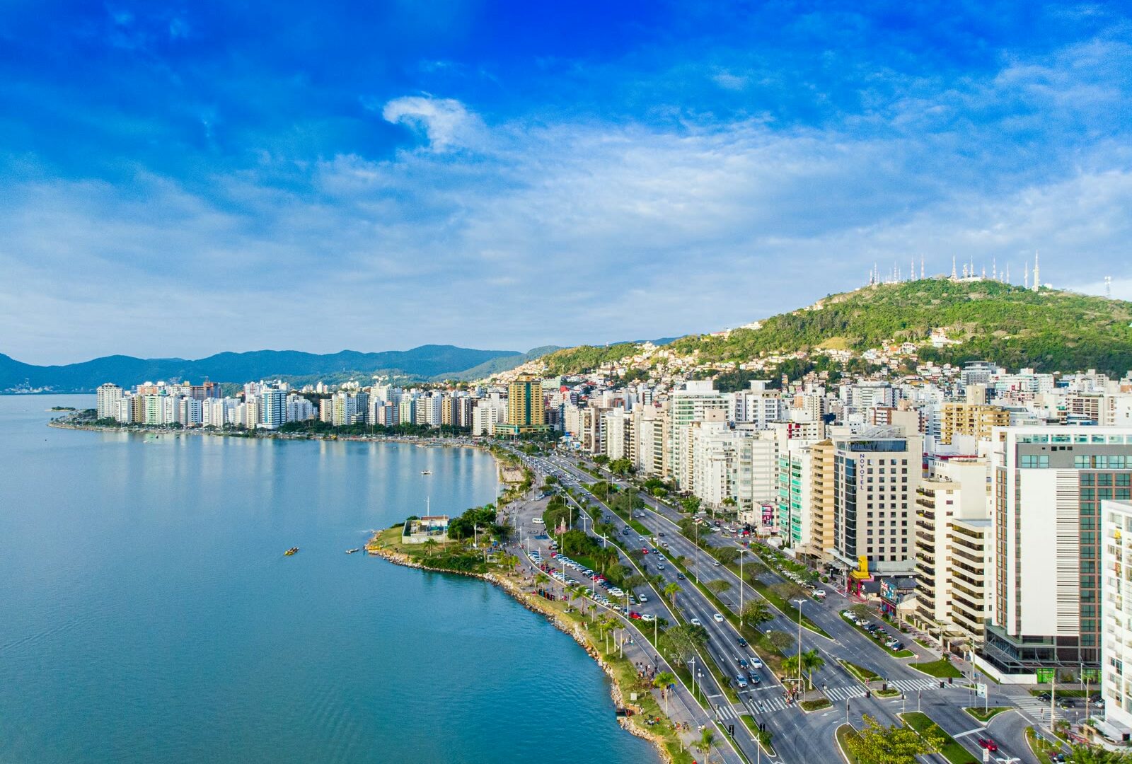 Scenic view of Florianopolis, Santa Catarina, Brazil