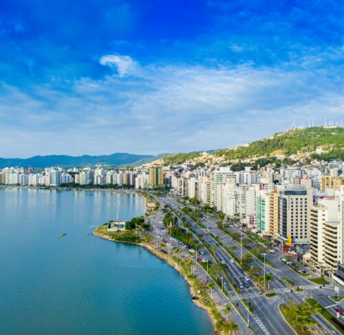 Scenic view of Florianopolis, Santa Catarina, Brazil
