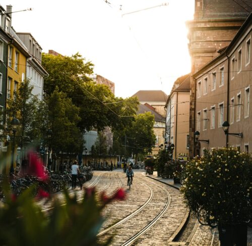 Scenic view of Freiburg, Baden-Wurttemberg, Germany