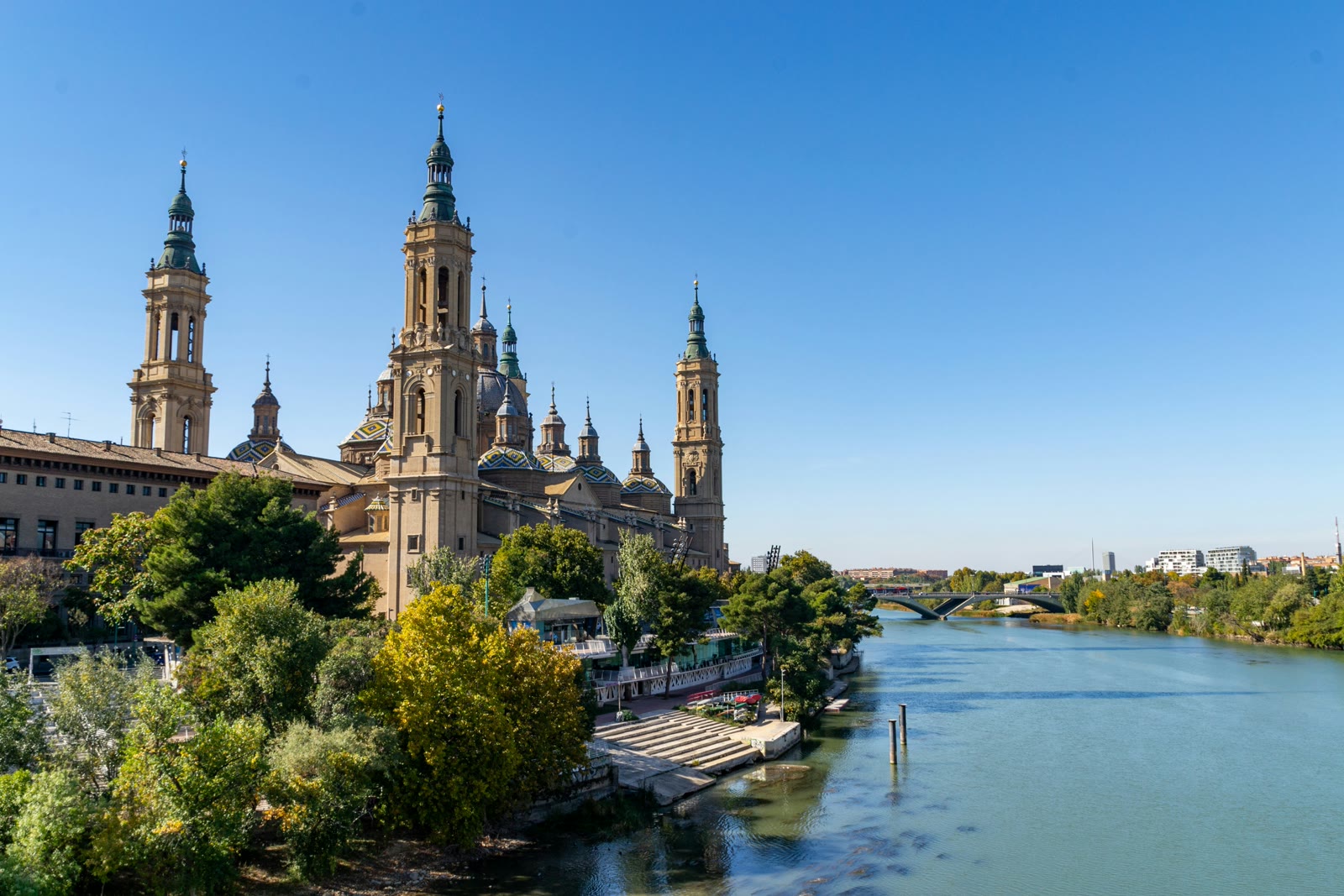 Scenic view of Zaragoza, Spain