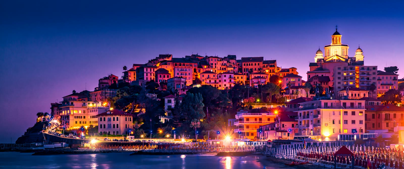 Urban landscape photography of Imperia, Liguria, Italy