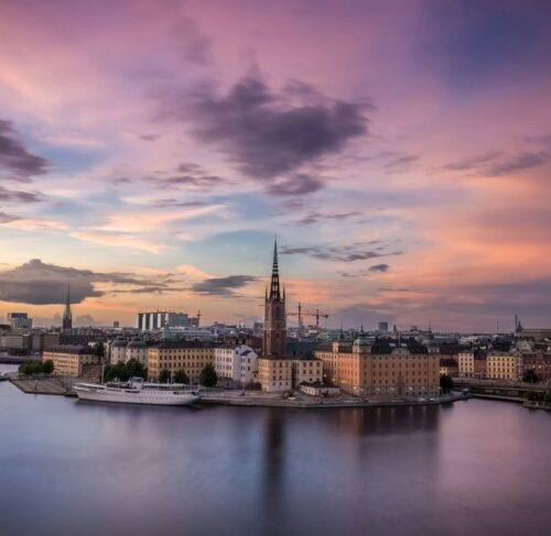 Brown high-rise building in Stockholm, Stockholm, Sweden