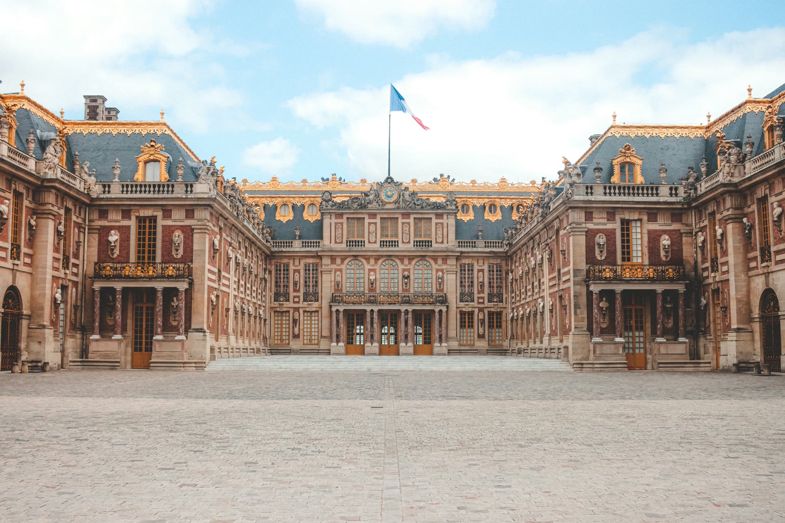 Palace of Versailles in Ile-de-France, France