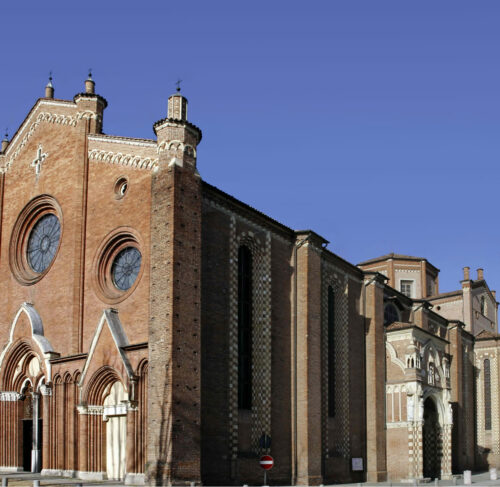 Cathedral of Asti in Piedmont, Italy