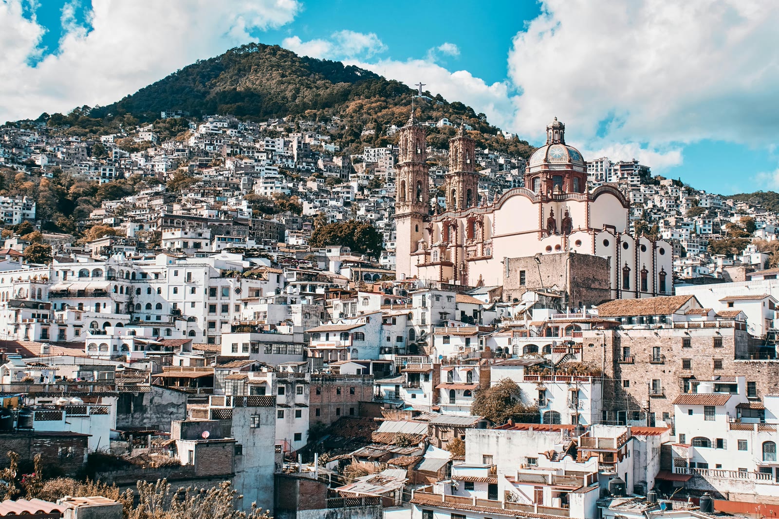 Buildings during the day in Taxco, Guerrero, Mexico